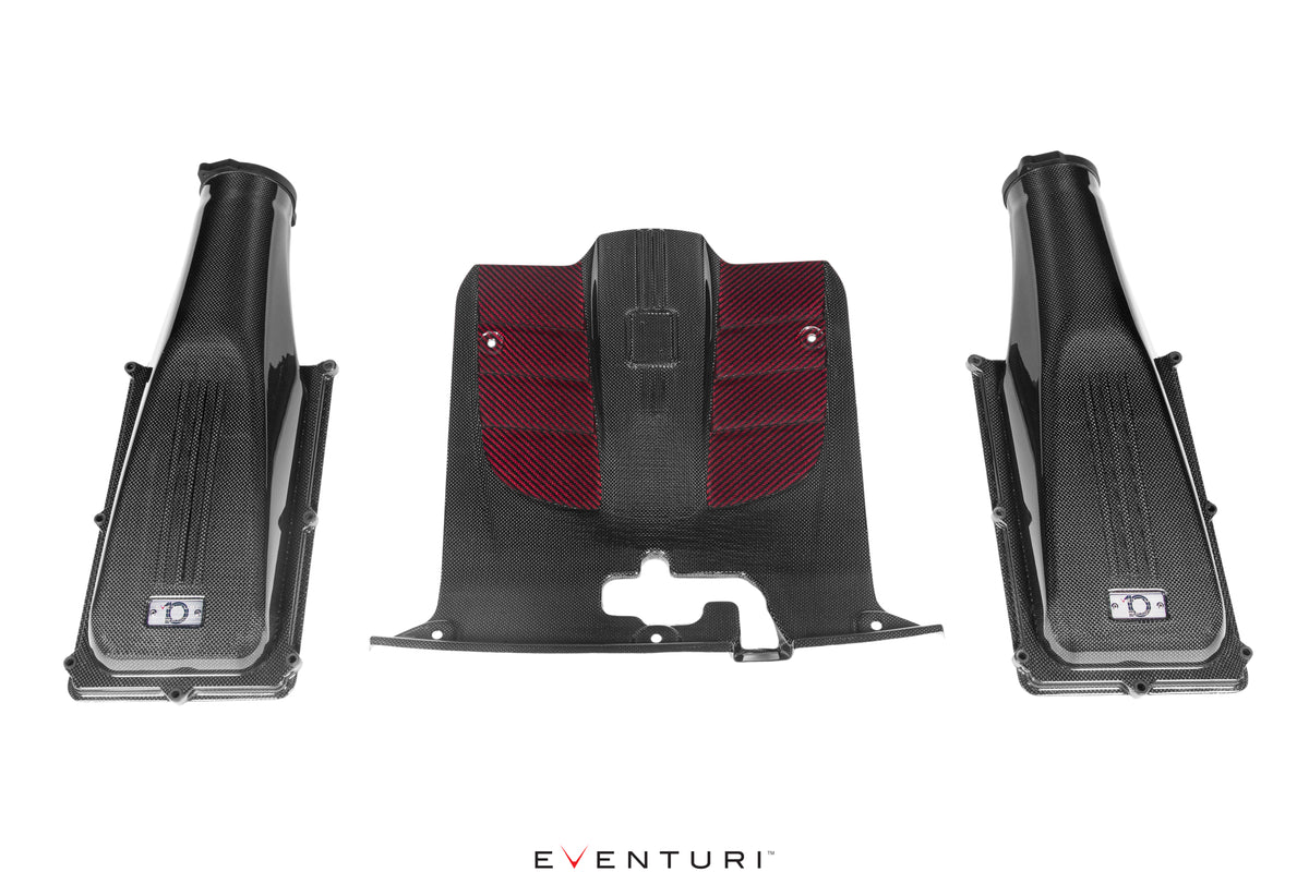Eventuri carbon fiber intake system for Ferrari F12 Berlinetta
