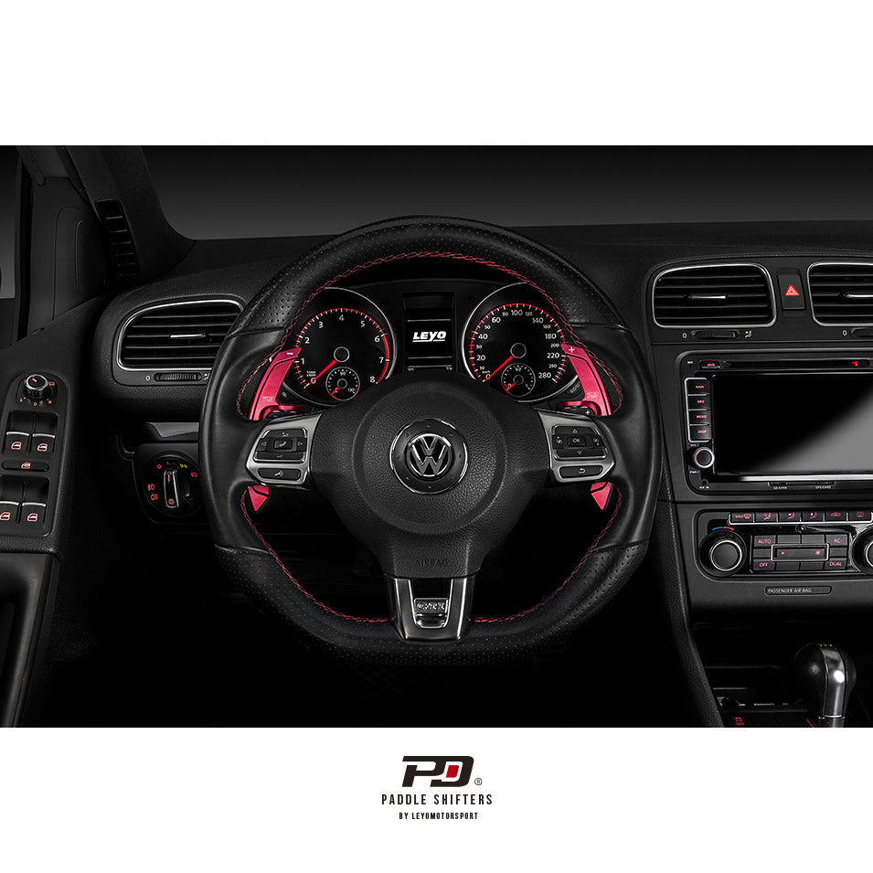 Leyo Motorsport Aluminium Paddle Shift Extensions for MK6/MK5/Scirocco