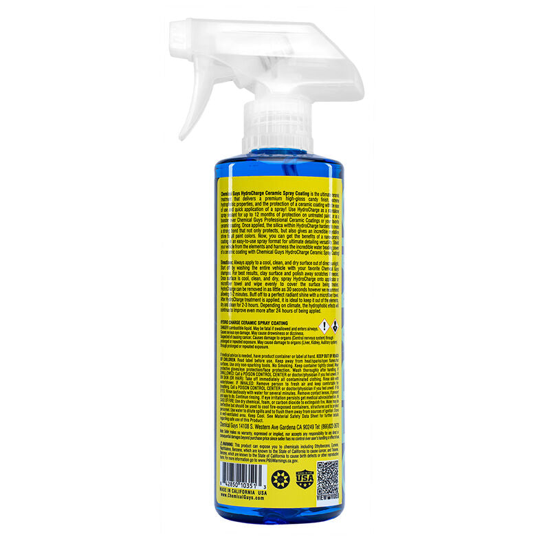 CHEMICAL GUYS HYDROCHARGE HIGH-GLOSS HYDROPHOBIC SIO2 CERAMIC SPRAY COATING