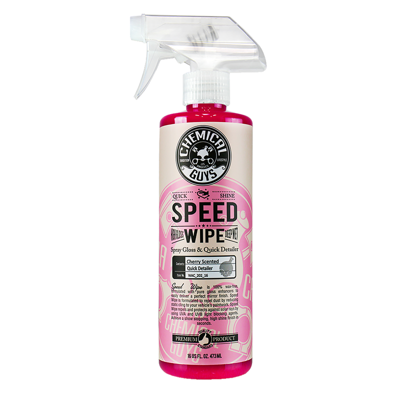 SPEED WIPE QUICK DETAILER & HIGH SHINE SPRAY GLOSS CHERRY SCENT