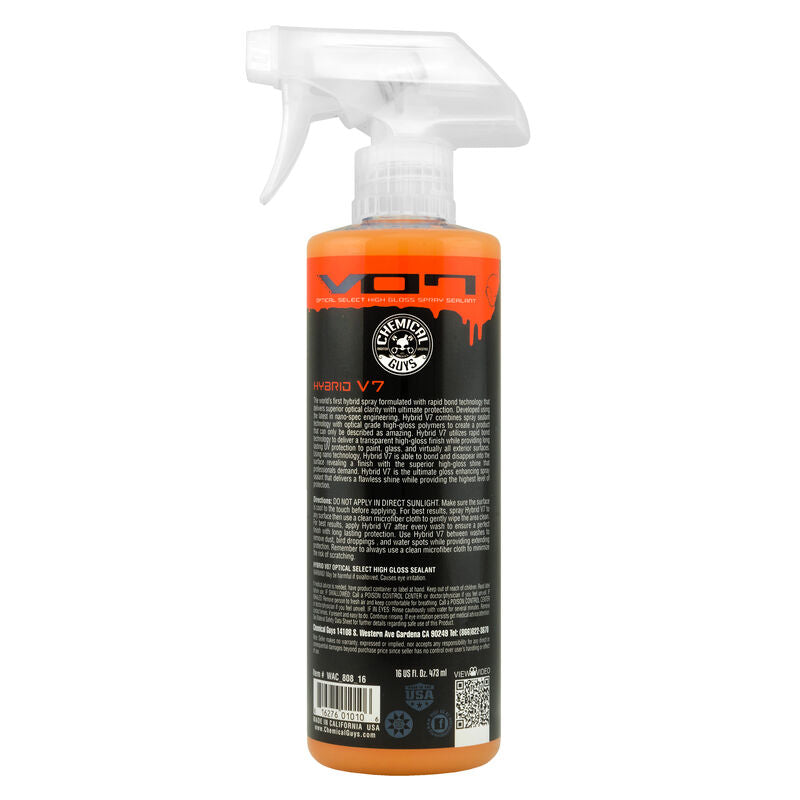 CHEMICAL GUYS HYBRID V07 OPTICAL SELECT HIGH GLOSS SPRAY SEALANT & QUICK DETAIL SPRAY