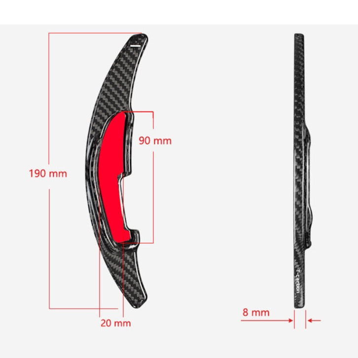 T-Carbon BMW V3 ///M Paddle Shift Extensions