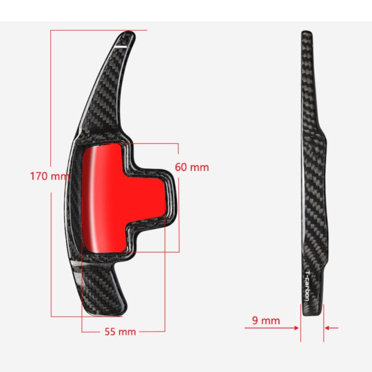 T-Carbon Mercedes V3 Paddle Shift Extensions