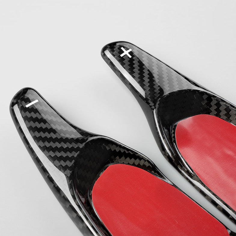 T-Carbon Audi V3 Paddle Shift Extensions (2014-2017) for RS3, RS4, RS5, RS6, RS7
