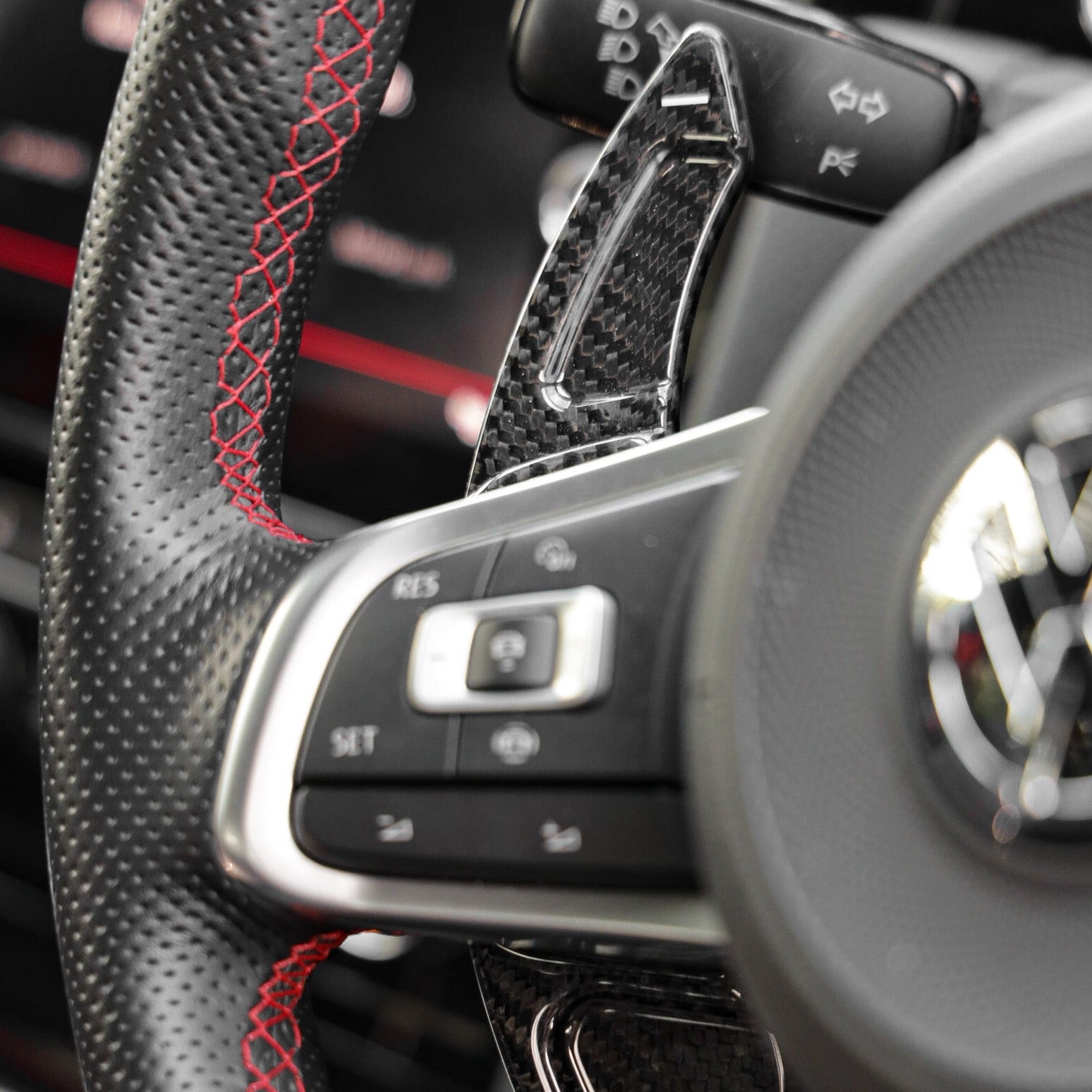 T-Carbon Volkswagen V3 Paddle Shift Extensions for MK7