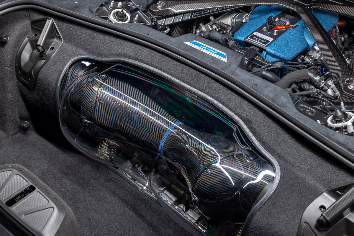Eventuri carbon fiber intake system for Chevrolet Corvette C8 ZR1