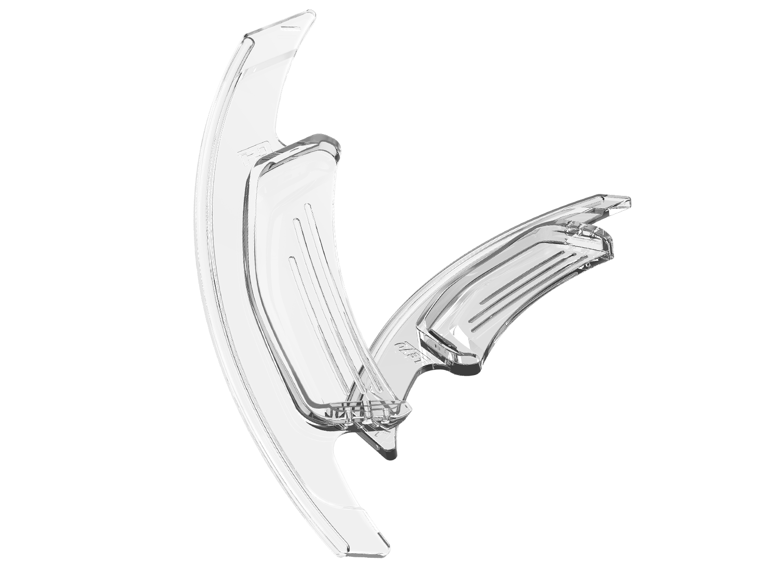 Leyo Motorsport Clear Paddle Shift Extensions for Audi RS & R8