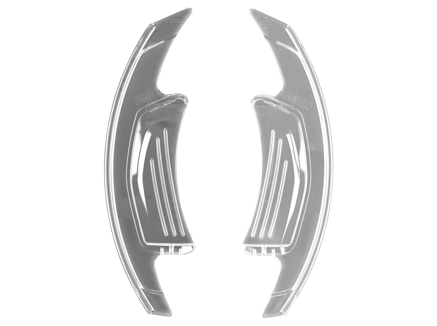Leyo Motorsport Clear Paddle Shift Extensions for Audi RS & R8