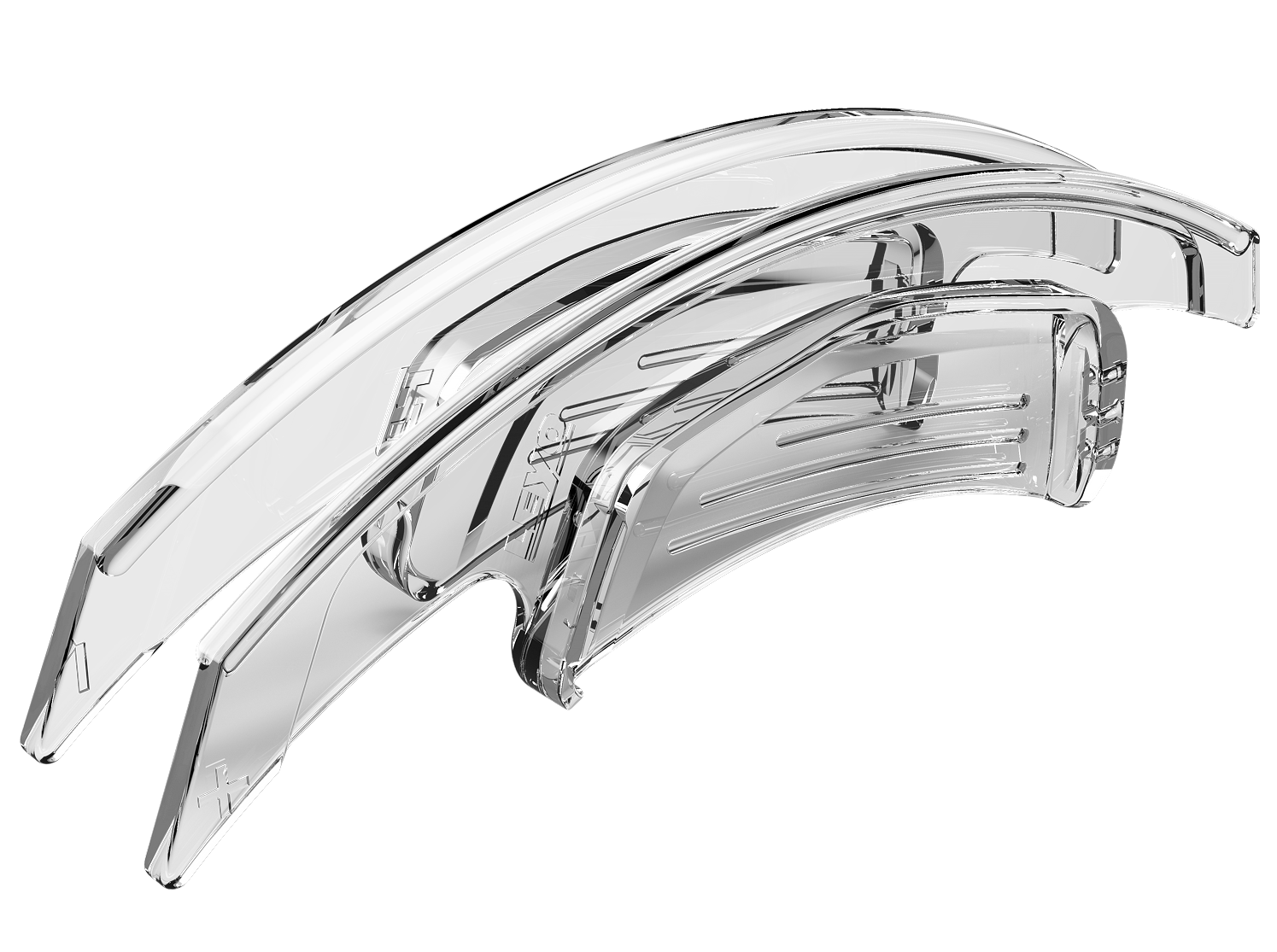 Leyo Motorsport Clear Paddle Shift Extensions for Audi RS & R8