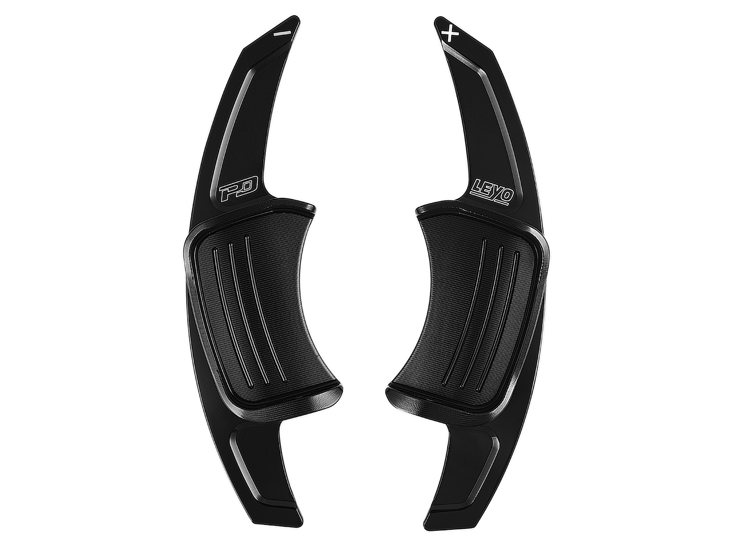 Leyo Motorsport Audi / Seat V1 Black Aluminium Paddle Shift Extensions