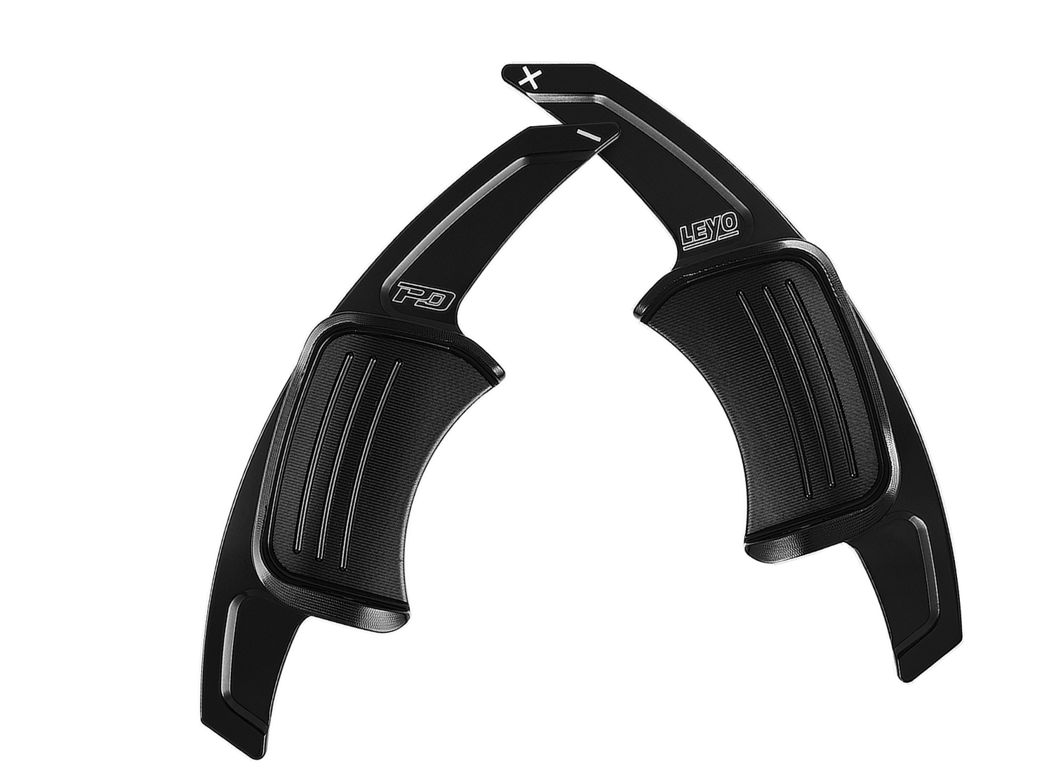 Leyo Motorsport Audi / Seat V1 Black Aluminium Paddle Shift Extensions