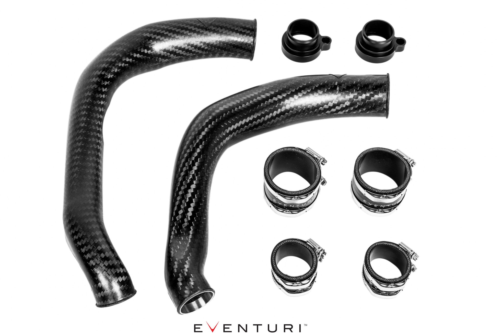 Eventuri S55 Carbon Charge Pipe Set