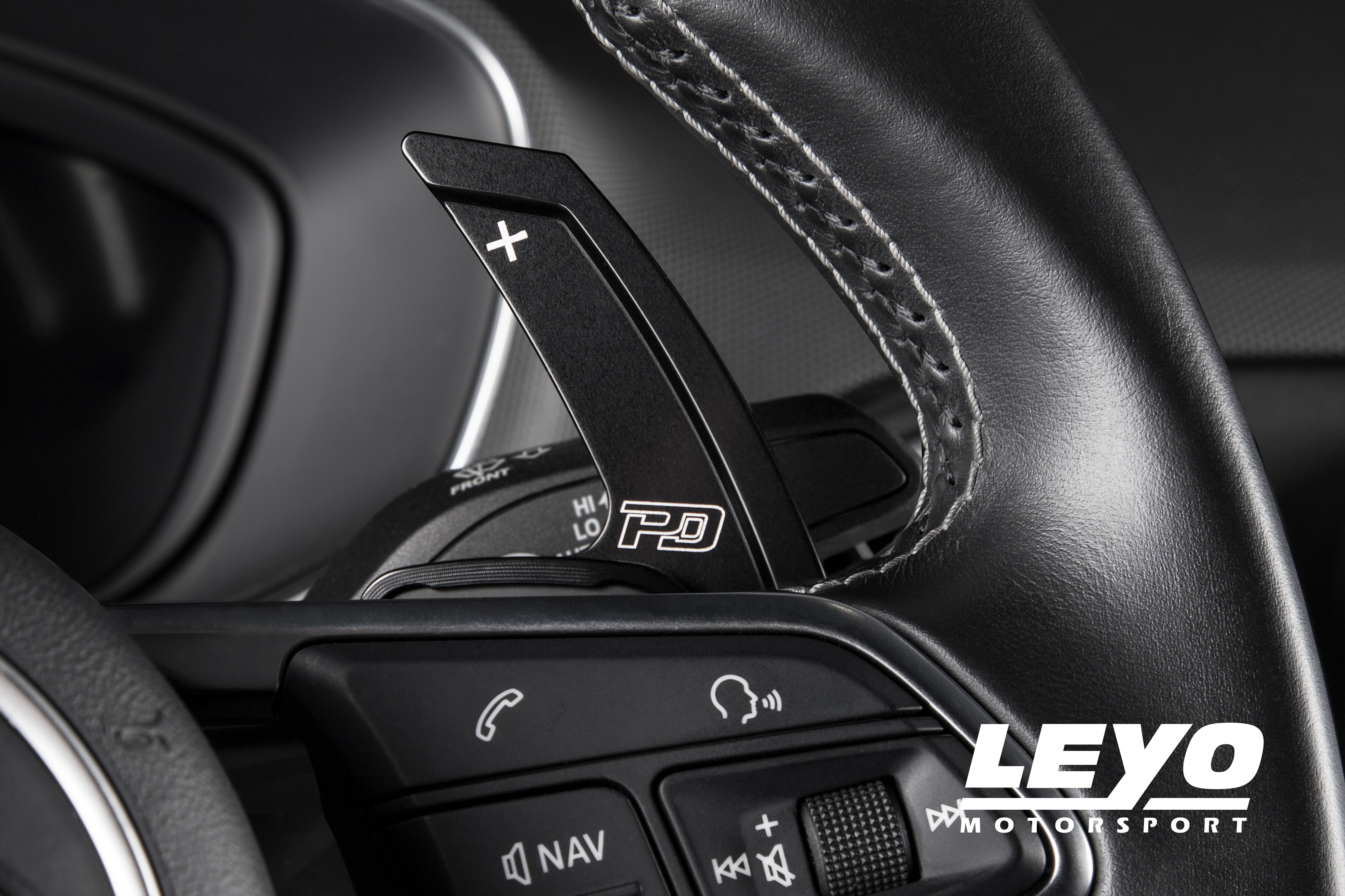 Leyo Motorsport Audi V4 Black Aluminium Paddle Shift Extensions