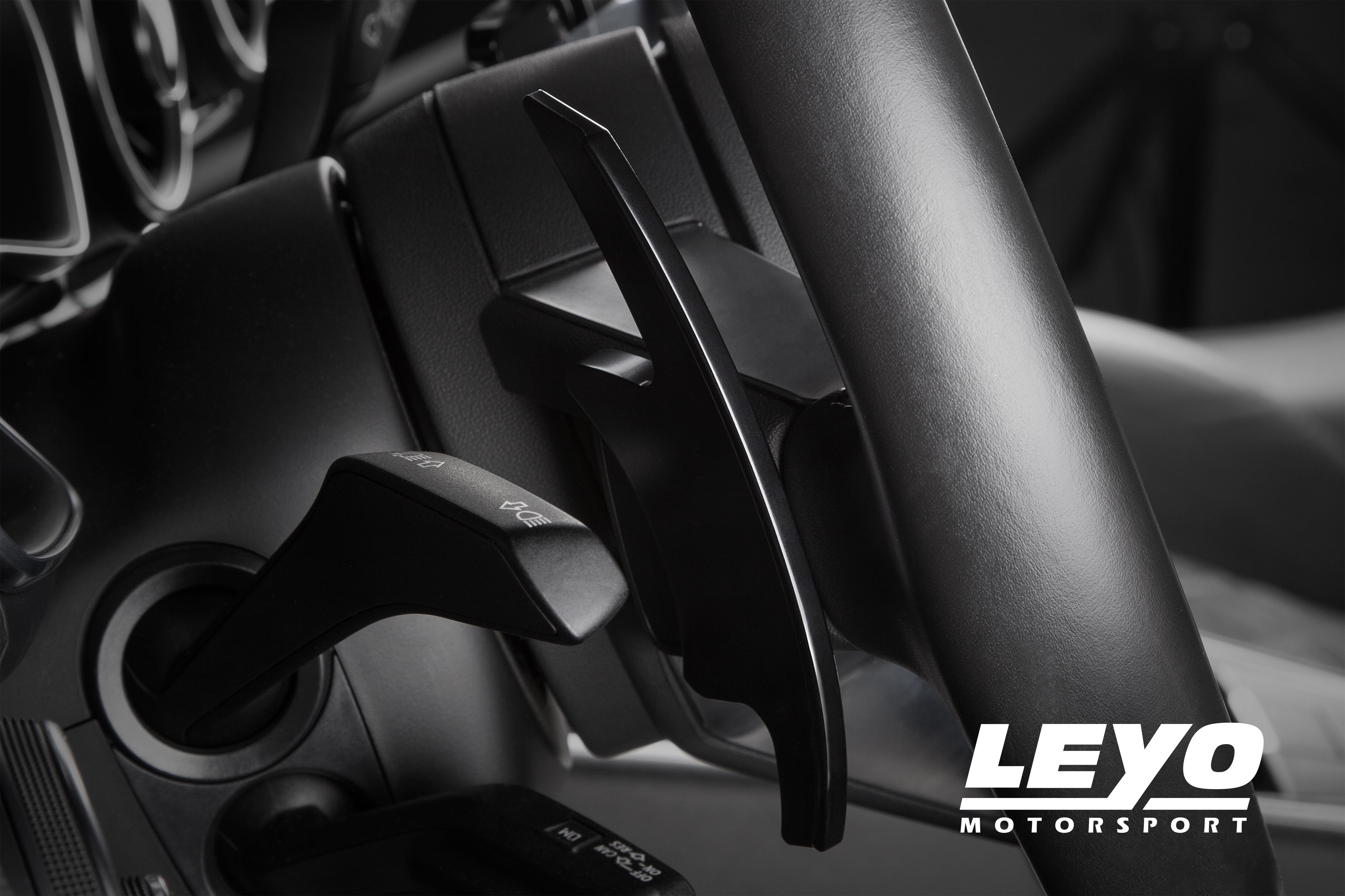 Leyo Motorsport Audi V4 Black Aluminium Paddle Shift Extensions