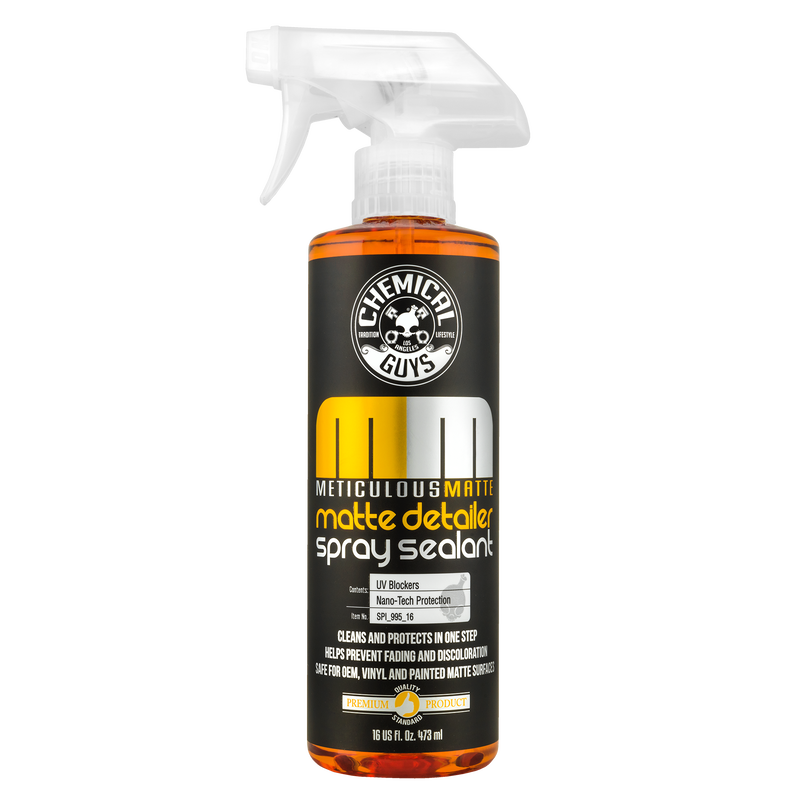 Chemical Guys Meticulous Matte Detailer Spray & Sealant for Crisp Satin & Matte Finishes