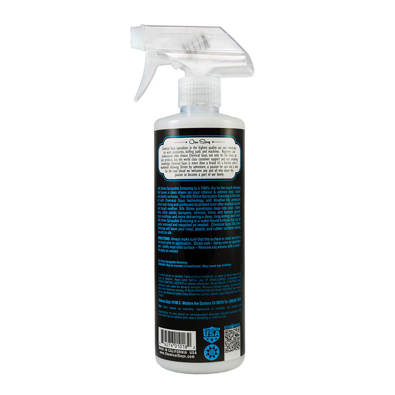 SILK SHINE VINYL, RUBBER, PLASTIC SATIN PROTECTANT DRESSING